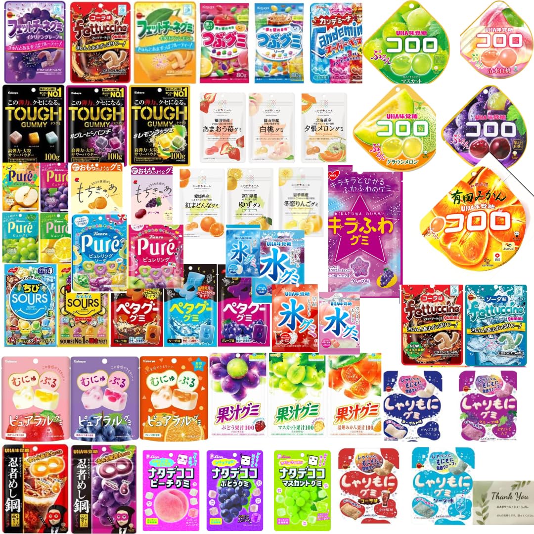 12 видов жевательных конфет Кондитерские изделия